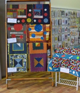 Quilt exhibition - quilts on display as you enter