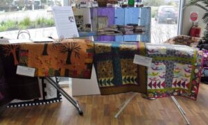 Quilt exhibition - smaller quilts on display