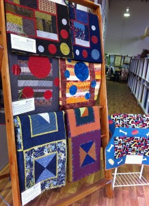 Quilt exhibition - main and alternate colorways on display