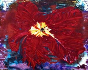 Hibiscus flower print