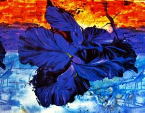 Iris flower print