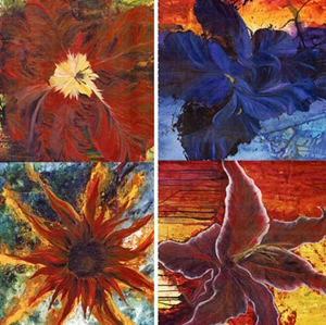 DayDreams III Flower Bomb print
