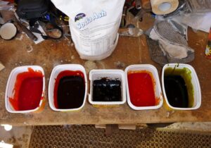 Prepared fabric dyes