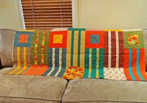 Metro alternate colorway quilt top
