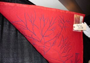 The reverse view showing off the stitching