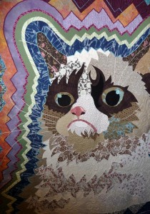 Grumpy Cat in a quilt - not on it!!!