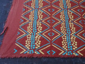 pigment then hand painted