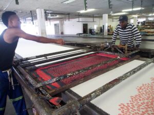 large scale screen printing