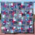 Double Crossed quilt in indigo