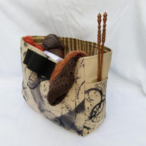 Handmade canvas tote bag